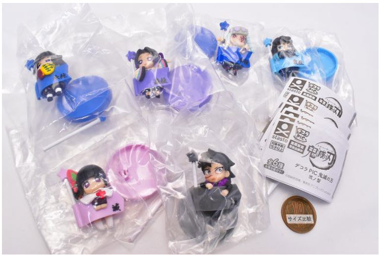 4589675713744 (set 6) stand stones DECORA-PIC Demon Slayer