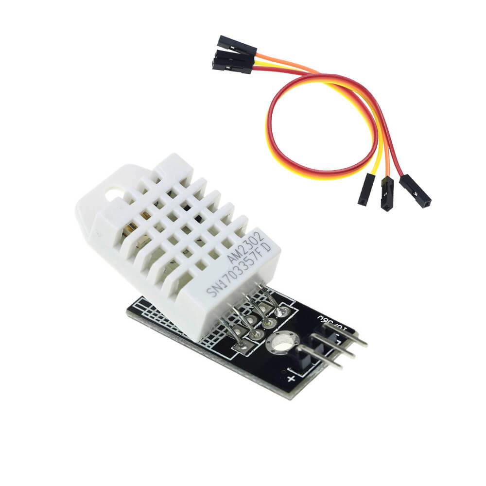 DHT22 / AM2302 Module โมดูลวัดอุณหภูมิและความชื้น Temperature and Humidity Sensor Module พร้อมสายไฟ