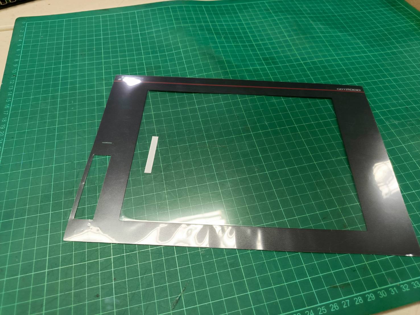 MITSUBISHI GT2510-VTBA แผ่นยางด้านหน้า MITSUBISHI GOT2000 10.4"