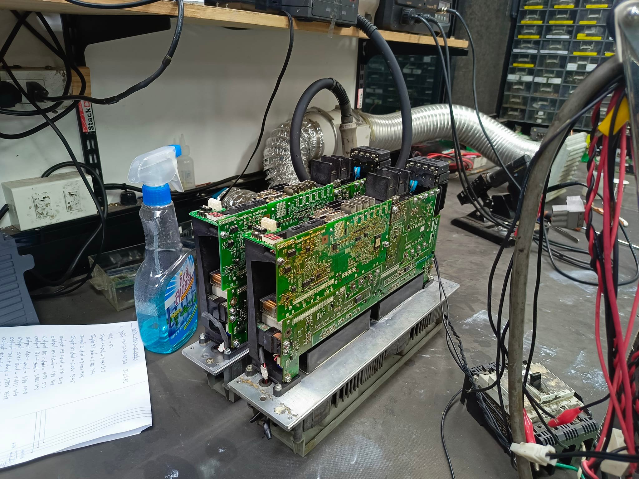 งานซ่อม SERVO DRIVE MITSUBISHI MDS-D-8080 และ MDS-D-V1-80