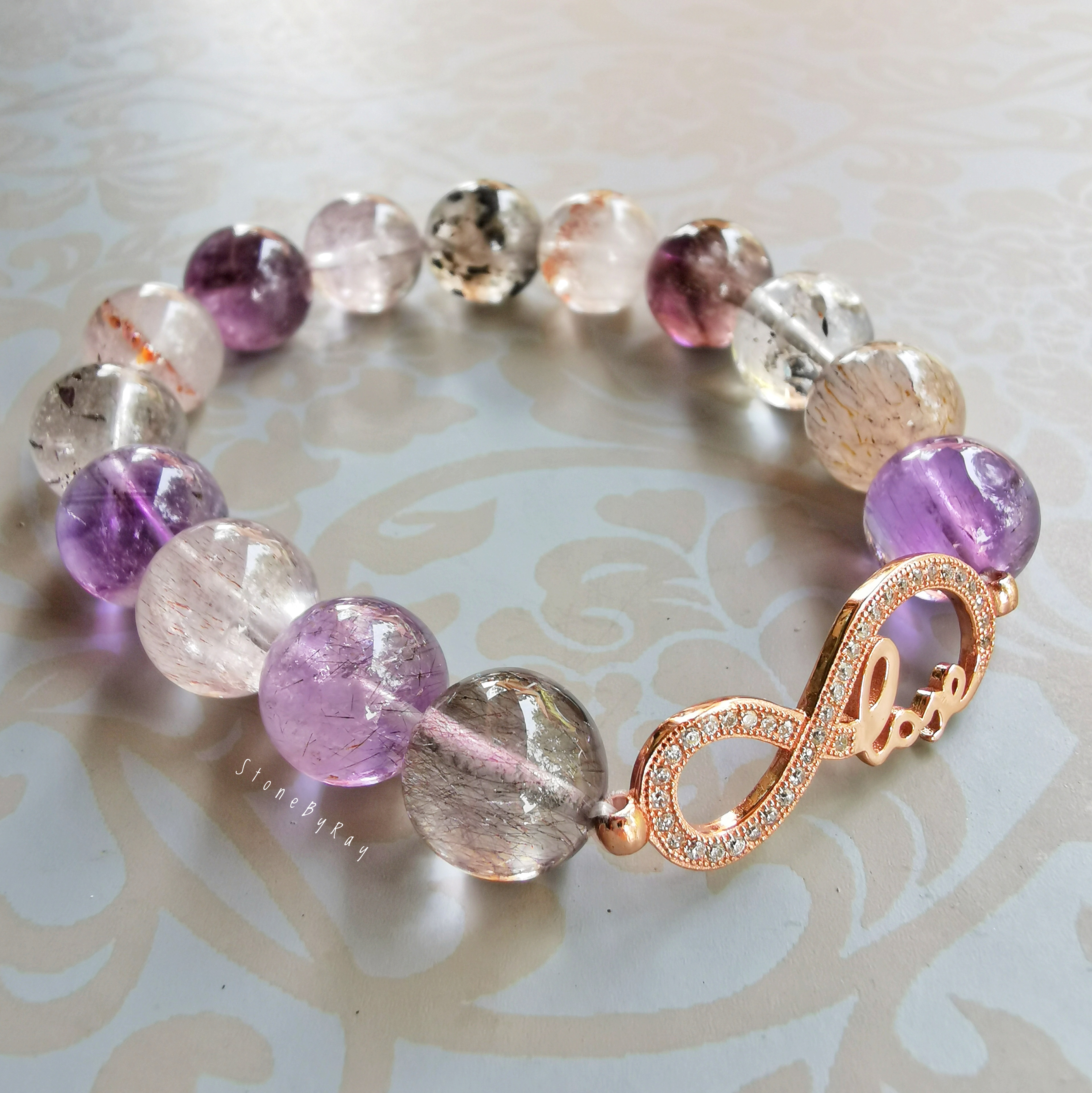 สร้อยข้อมือหินซุปเปอร์เซเว่น (Super seven)