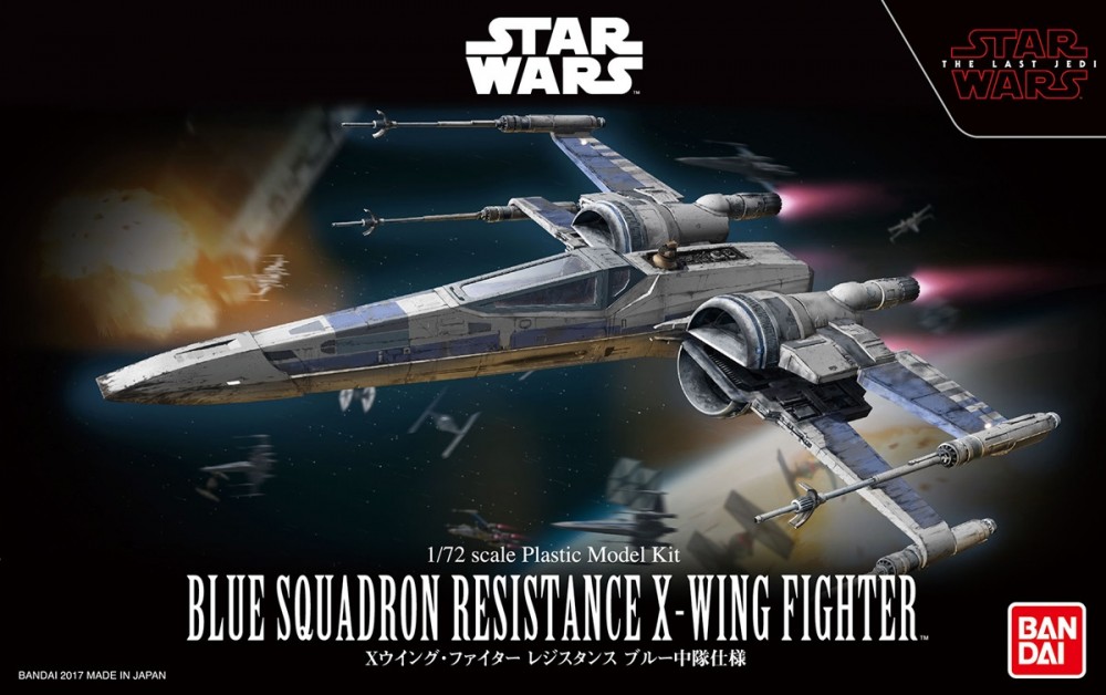 4549660232964 1/72 BLUE SQUADRON RESISTANCE X-WING FIGHTER 2600yen โมประกอบ*