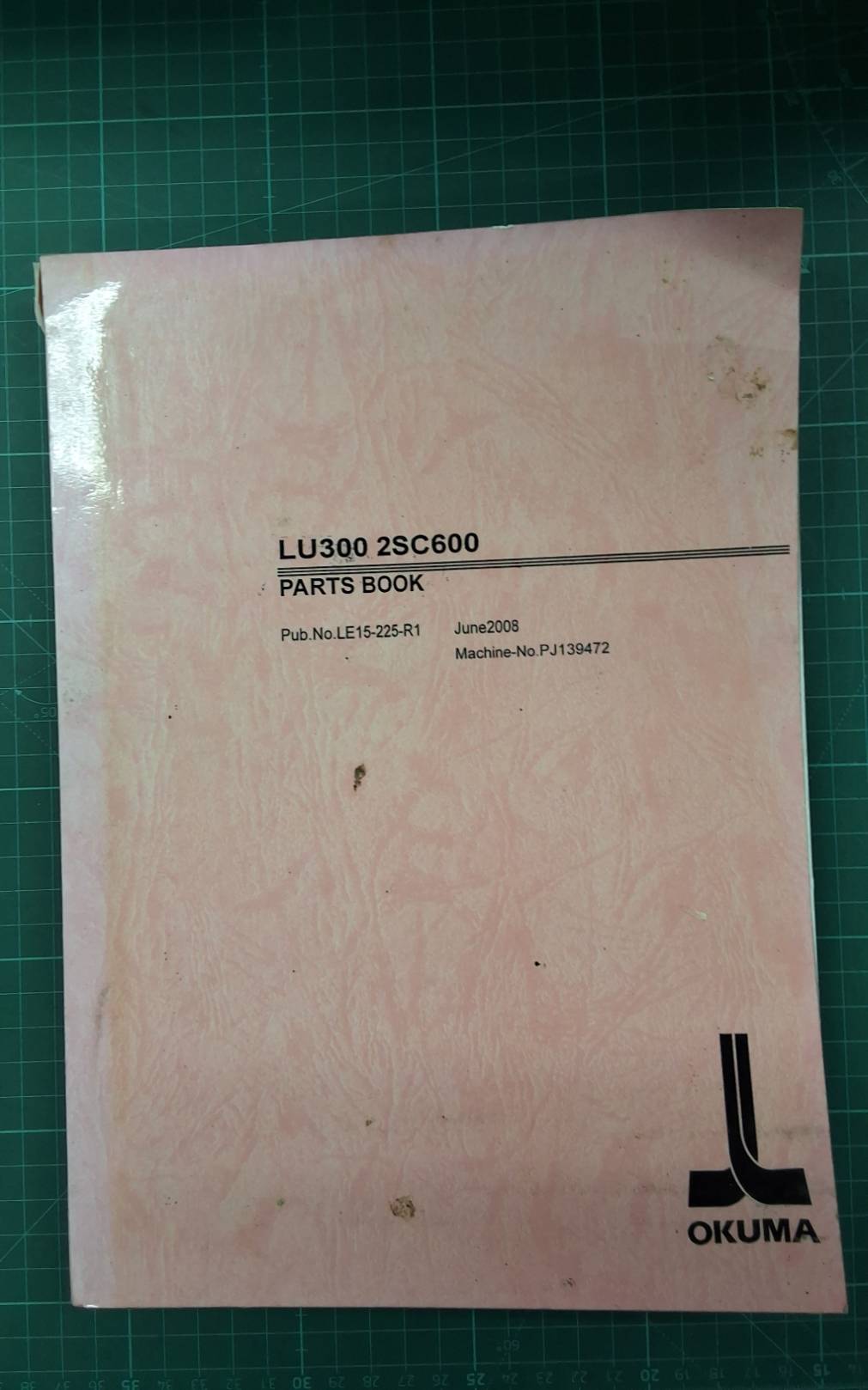 OKUMA LU300 2SC600 PARTS BOOK WIRING DIAGRAM