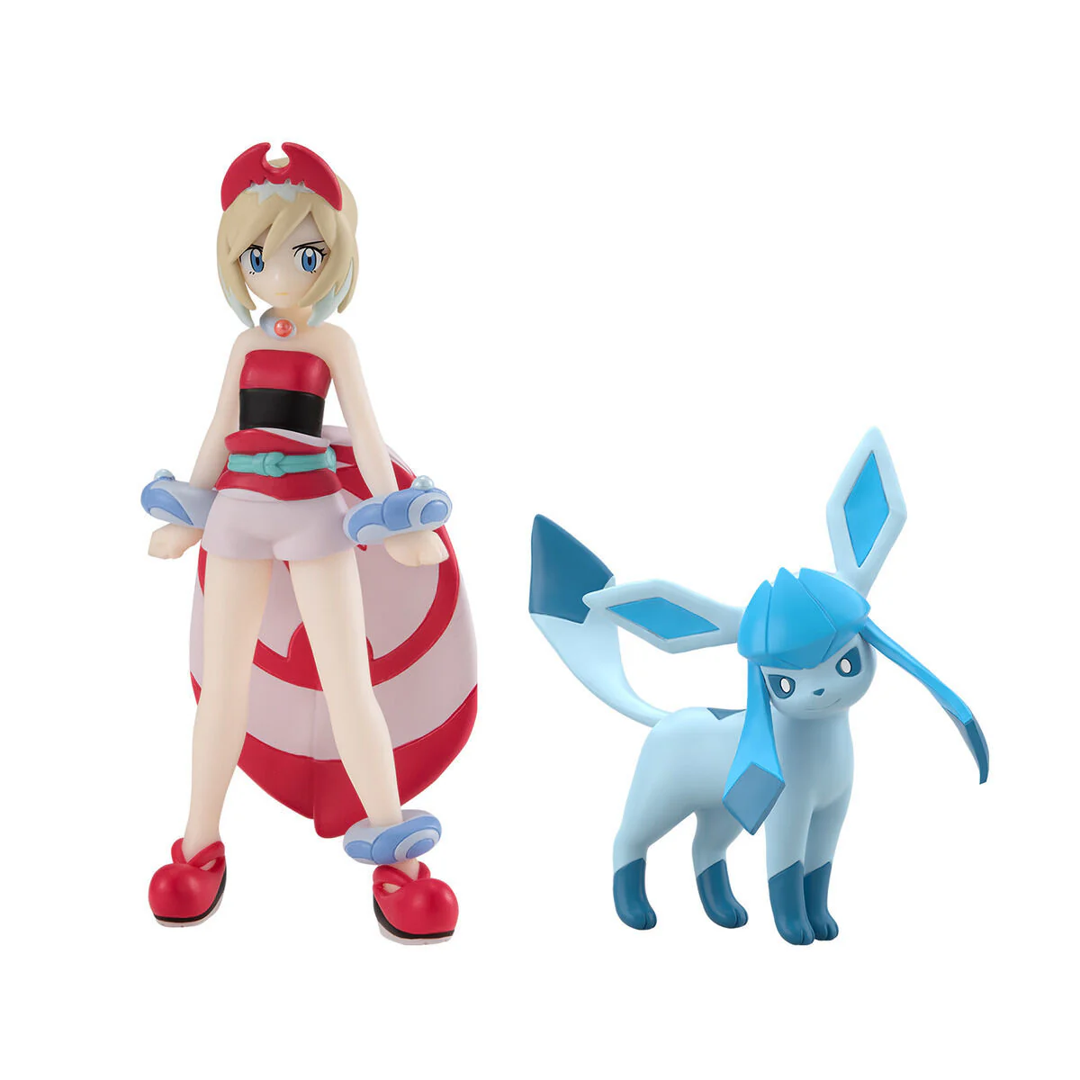 Preorderเข้า 1-2/2026 รบกวนสั่งแยกกับสินค้ารายการอื่นครับ Bandai 4570117924811 POKÉMON SCALE WORLD HISUI REGION IRIDA & GLACEON W/O GUM