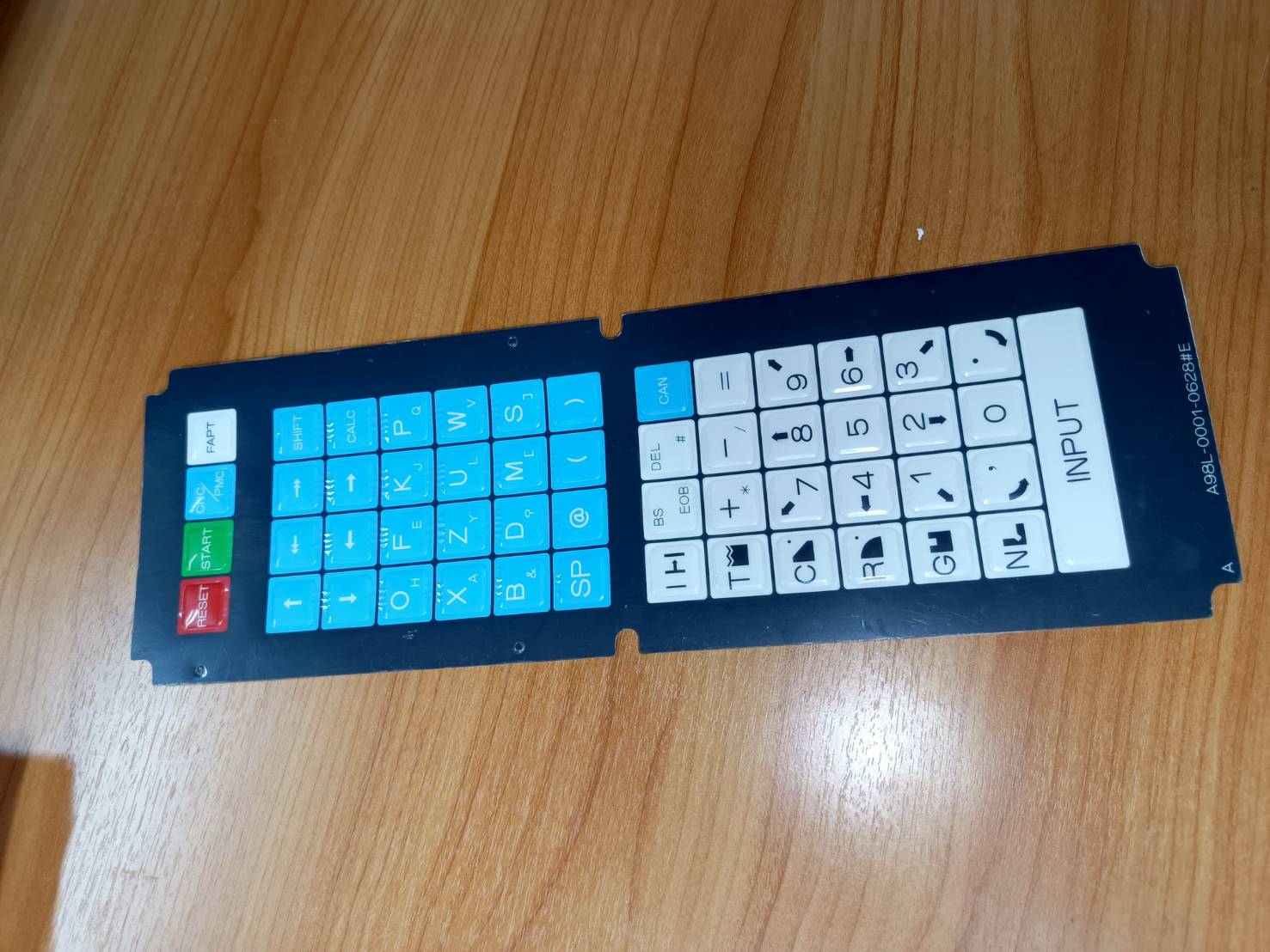 FANUC A98L-0001-0628#E Fanuc 10TF Keysheet สำหรับเครื่องกลึง