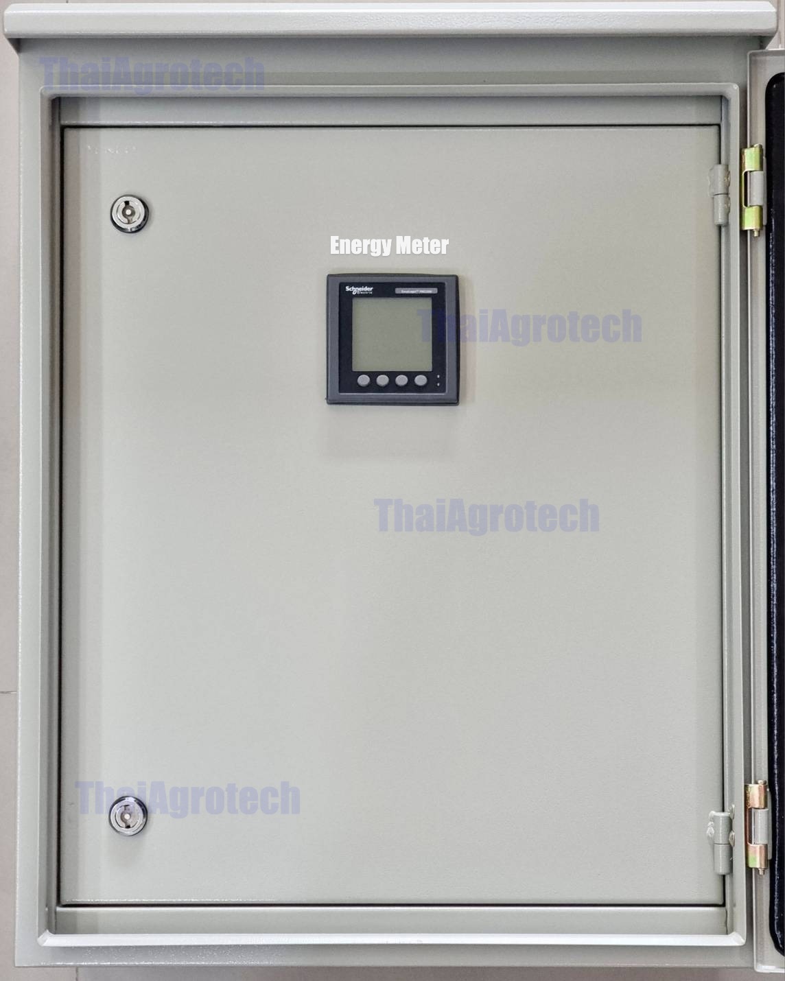 ตู้คอมบายเนอร์ โซล่าเซลล์ มิเตอร์วัดพลังงาน AC-DC Combiner box แบบ 1 String Energymeter DC 1000Vdc, 3Phase