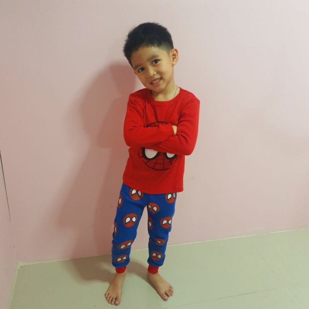 ชุดนอนเด็กชาย ชุดนอนซุปเปอร์ฮีโร่ ชุดนอนเด็กโต มีไซส์ 160 ผ้า Cotton100% ทอนุ่ม ส่งในไทย