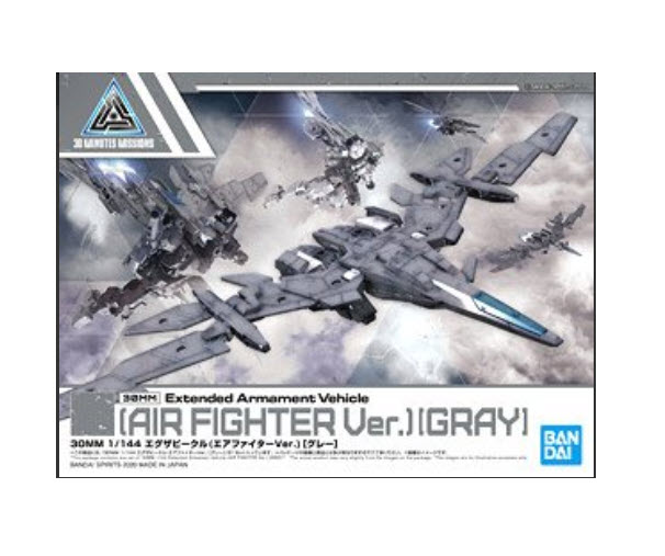 Bandai 4573102595492 30MM 1/144 EXTENDED ARMAMENT VEHICLE (AIR FIGHTER VER.)[GRAY]