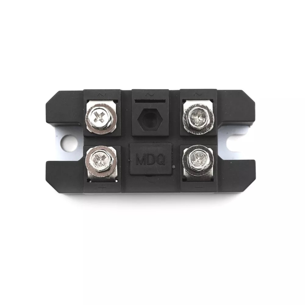 บริดไดโอด สำหรับงานโซล่าเซลล์ 100แอมป์ 16000 โวลต์ Single-Phase Diode Bridge Rectifier MDQ 100A Amp 1600V Black High Power Bridge Rectifiers
