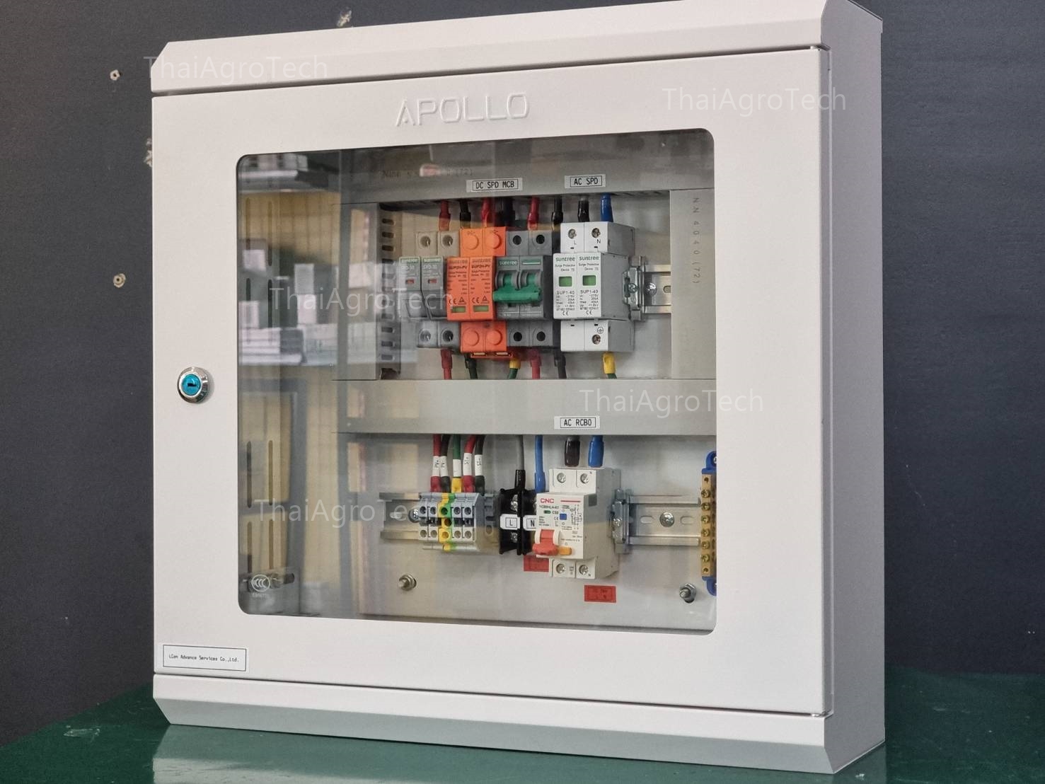 ตู้คอมบายเนอร์ AC-DC combiner 3kw-5kw 1string 1phase ใช้กับงานติดตั้งระบบโซล่าเซลล์ แบบ 1 สตริง ขนาด 3-5 กิโลวัตต์ 1เฟส AC RCBO ไฟรั่ว ไฟดูด ตู้ภายในหน้ากระจก