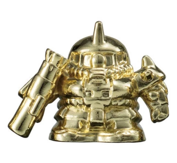 Gashapon Bandai '2111256805 04ทอง Ms-06s char's zaku II Gold Mobile Suit Gundam Diecast Gashapon Warriors Series