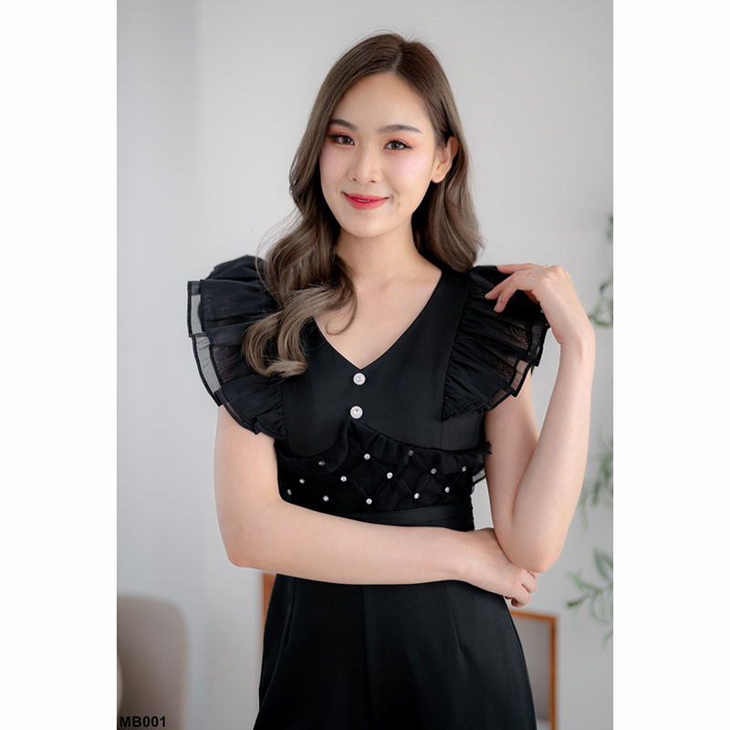 kudapy จั้มสูทขายาวสีขาว/สีดำ/สีชมพู แขนกุดขายาวทรงพอดีตัว สีพื้น งานซิปหลัง ให้ลุคเป็นสาวมั่น เหมาะกับการใส่ไปทำงานในแต่ละวัน