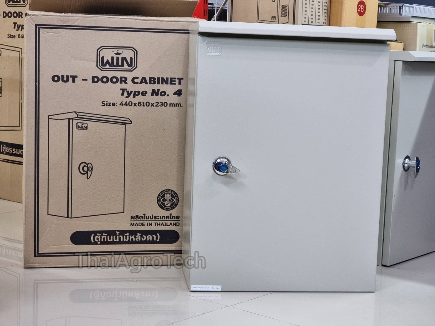 ตู้คอมบายเนอร์ สำหรับระบบโซล่าเซลล์ AC-DC combiner box 3string ขนาด 15-20kw 3phase ongrid system (ตู้กันน้ำแบบมีหลังคา)