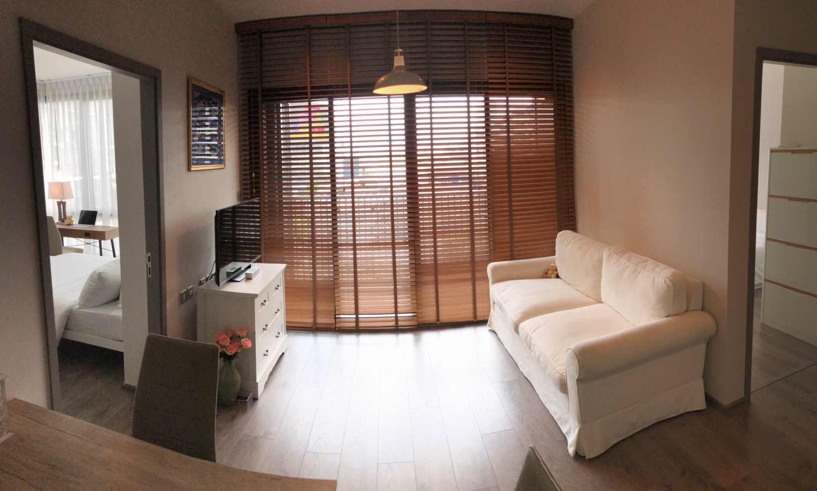 ให้เช่าคอนโด Whizdom Avenue Ratchada - Ladprao (วิซดอม อเวนิว รัชดา - ลาดพร้าว) - ตกแต่งเฟอร์ครบ 2ห้องนอน ติด MRT ลาดพร้าว - การเดินทาง: ติด MRT ลาดพร้าว