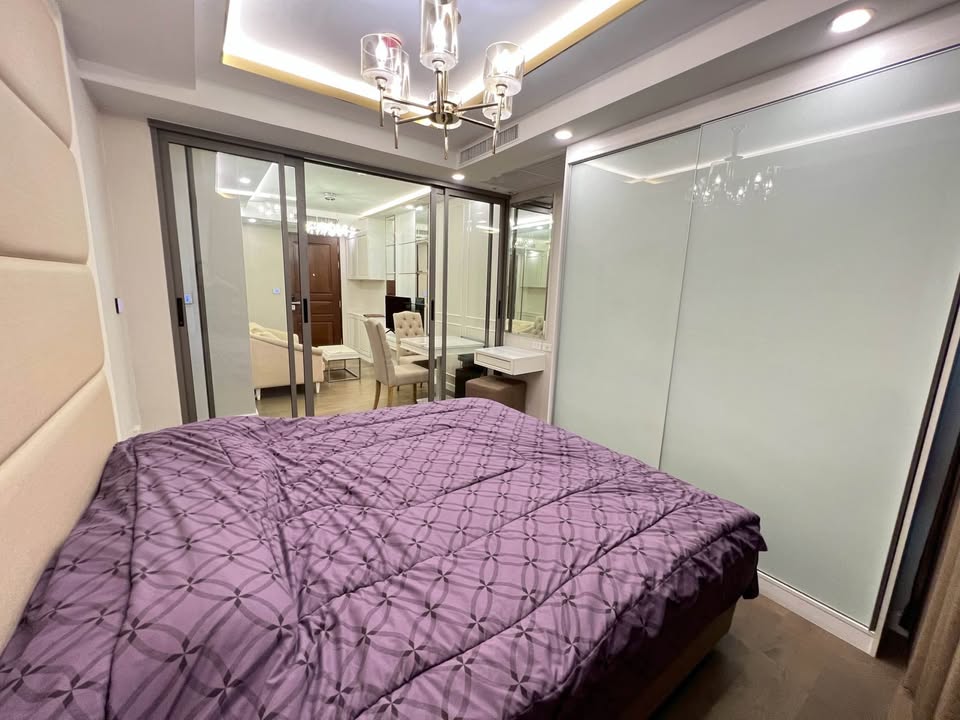 ให้เช่าห้องแบบ 1ห้องนอน 1ห้องน้ำ โซนพื้นที่ MRT ห้วยขวาง คอนโด Amaranta Residence (อมรันทา เรสซิเด้นซ์) Low Rise ขนาดห้อง 35 ตรม. ชั้น 2