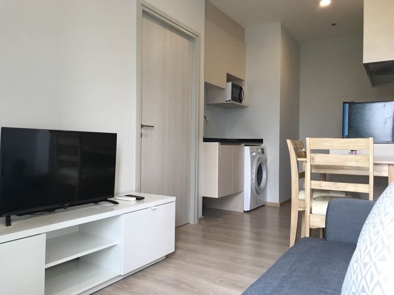 คอนโด Noble Revolve Ratchada (โนเบิล รีวอลฟ์ รัชดา) High Rise โซนพื้นที่ MRT ศูนย์วัฒนธรรม ให้เช่าห้องแบบ 1ห้องนอน 1ห้องน้ำ ขนาดห้อง 26 ตรม. ชั้น 11