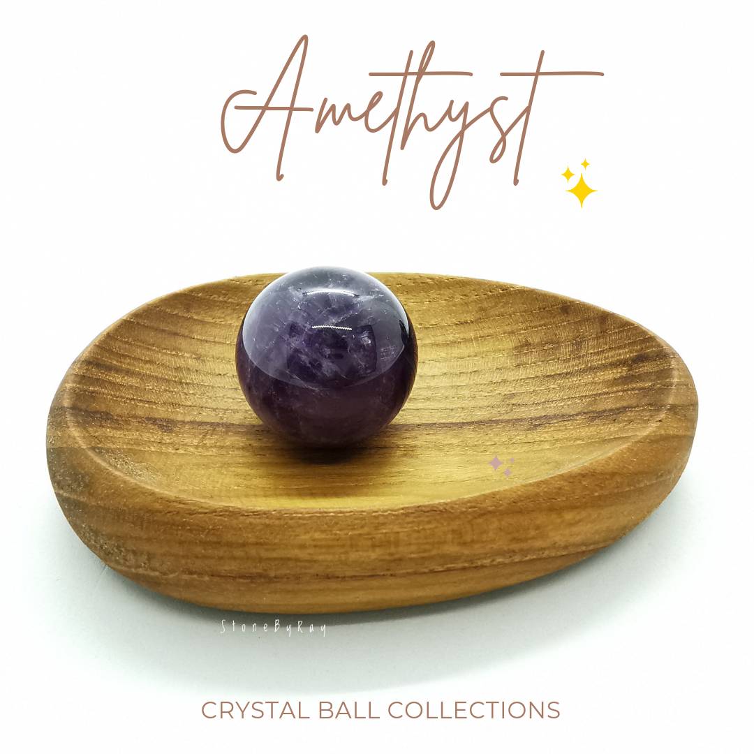 หินอเมทิสต์ลูกกลม Amethyst Ball