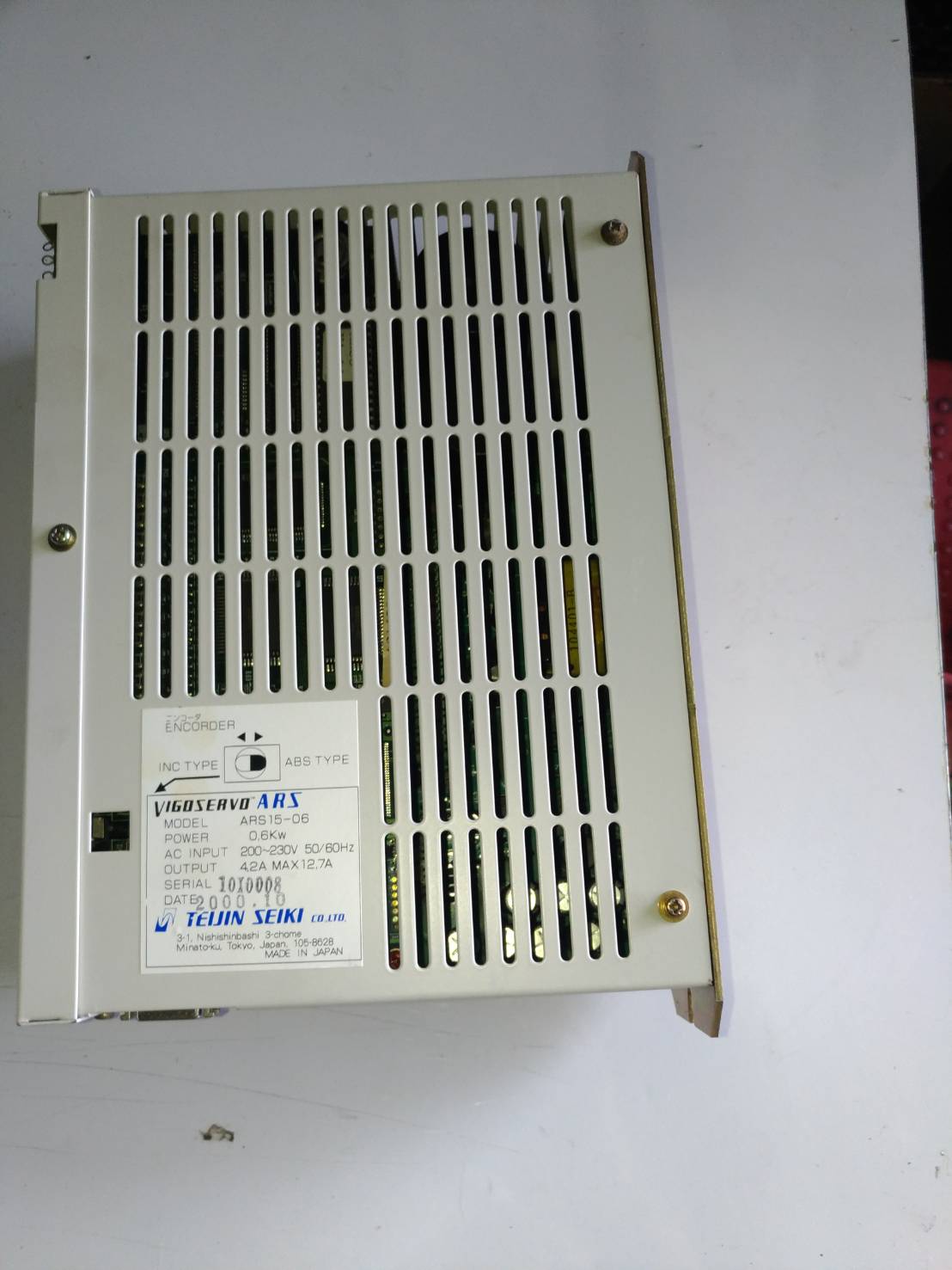 VEGO SERVO ARS ARS15-06 FOR OKUMA CNC