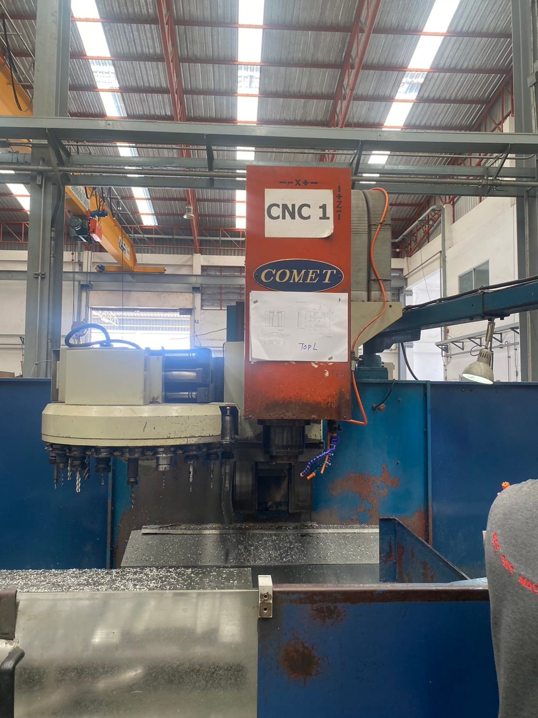 งานเปลี่ยนสาย ENCODER และ Encoder Mitsubishi Meldas 500