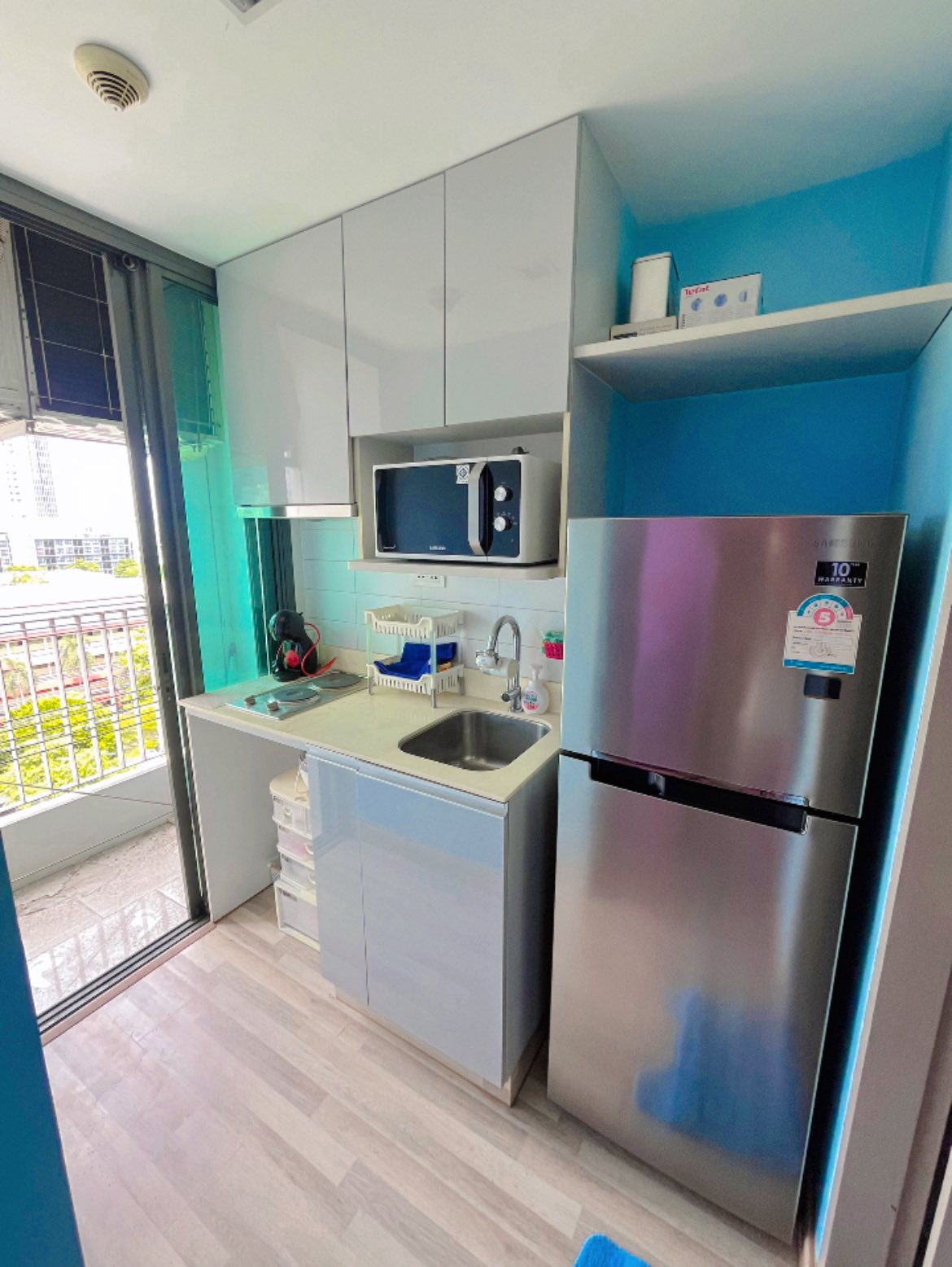 คอนโด IDEO Mobi Phaya Thai (ไอดีโอ โมบิ พญาไท) High Rise โซนพื้นที่ BTS พญาไท ให้เช่าห้องแบบ Studio 1ห้องน้ำ ขนาดห้อง 21 ตรม. ชั้น 9