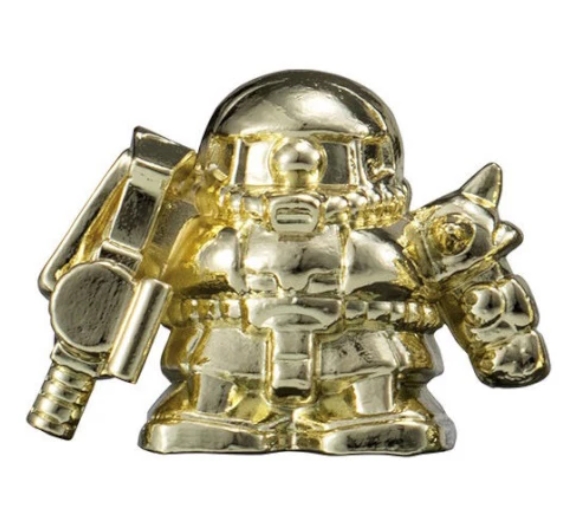 Gashapon Bandai 4582769927586 *ได้ครบ 6 แบบ สีทอง * Mobile Suit Gundam Diecast Gashapon Warriors Series