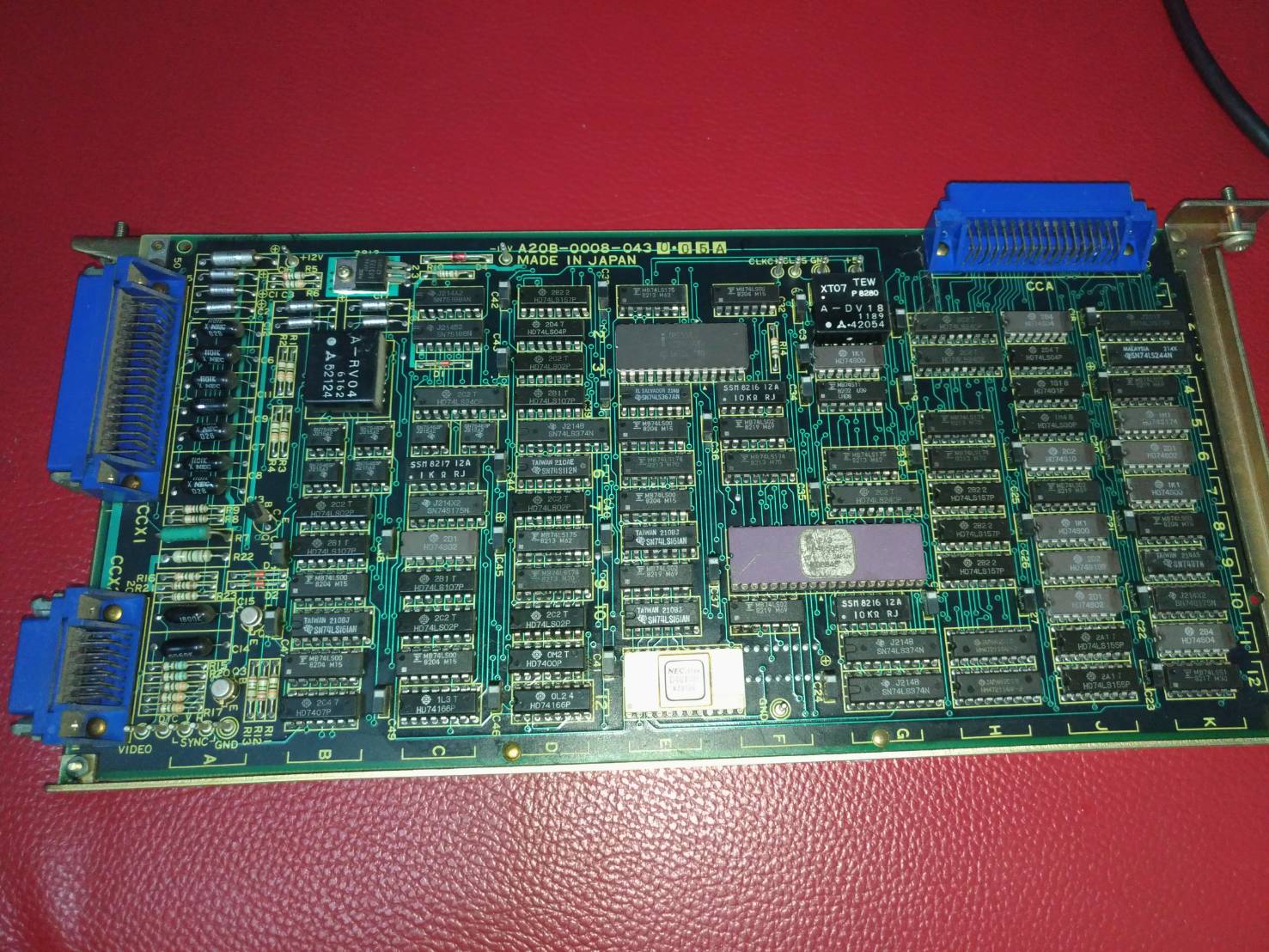 FANUC A20B-0008-0430/05A CRT/PUNCH
