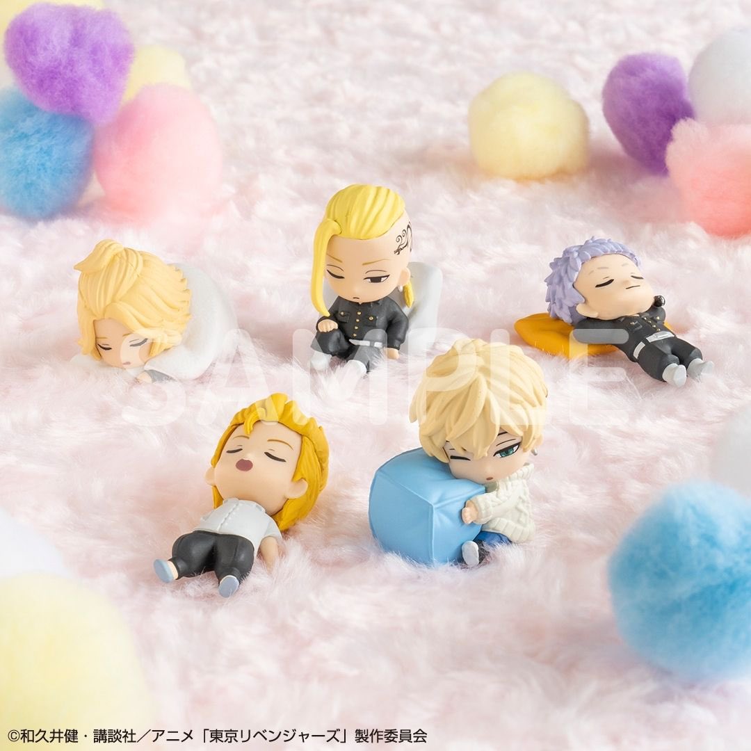 4549660742371 (set 5) Tokyo Revengers Nemurasetai ได้ครบ 5 แบบ-gashapon