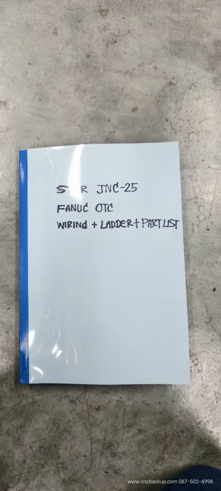 STAR MODEL JNC-25 FANUC OTC WIRING + LADDER + PART LIST + OPERATION MANUAL