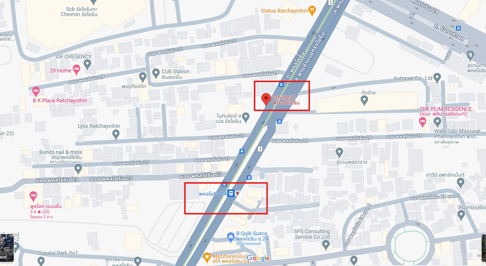 (ไนท์บริดจ์ ไพร์ม รัชโยธิน) High Rise โซนพื้นที่ BTS พหลโยธิน24 ให้เช่าห้องแบบ 1ห้องนอน 1 ห้องอเนกประสงค์ 1ห้องน้ำ ขนาดห้อง 31 ตรม. ชั้น 16