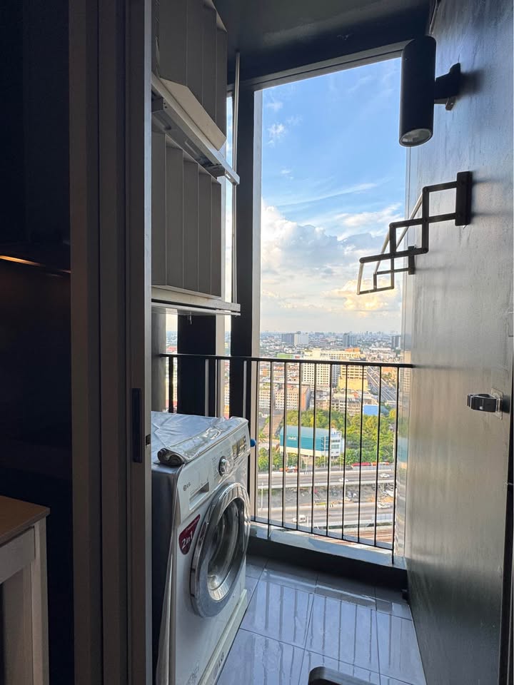 High Rise โซนพื้นที่ BTS ตลาดพลู ให้เช่าห้องแบบ 1ห้องนอน 1ห้องน้ำ คอนโด Whizdom Station Ratchada-Thapra (วิสซ์ดอม สเตชั่น รัชดา-ท่าพระ) ขนาดห้อง 28 ตรม. ชั้น 27