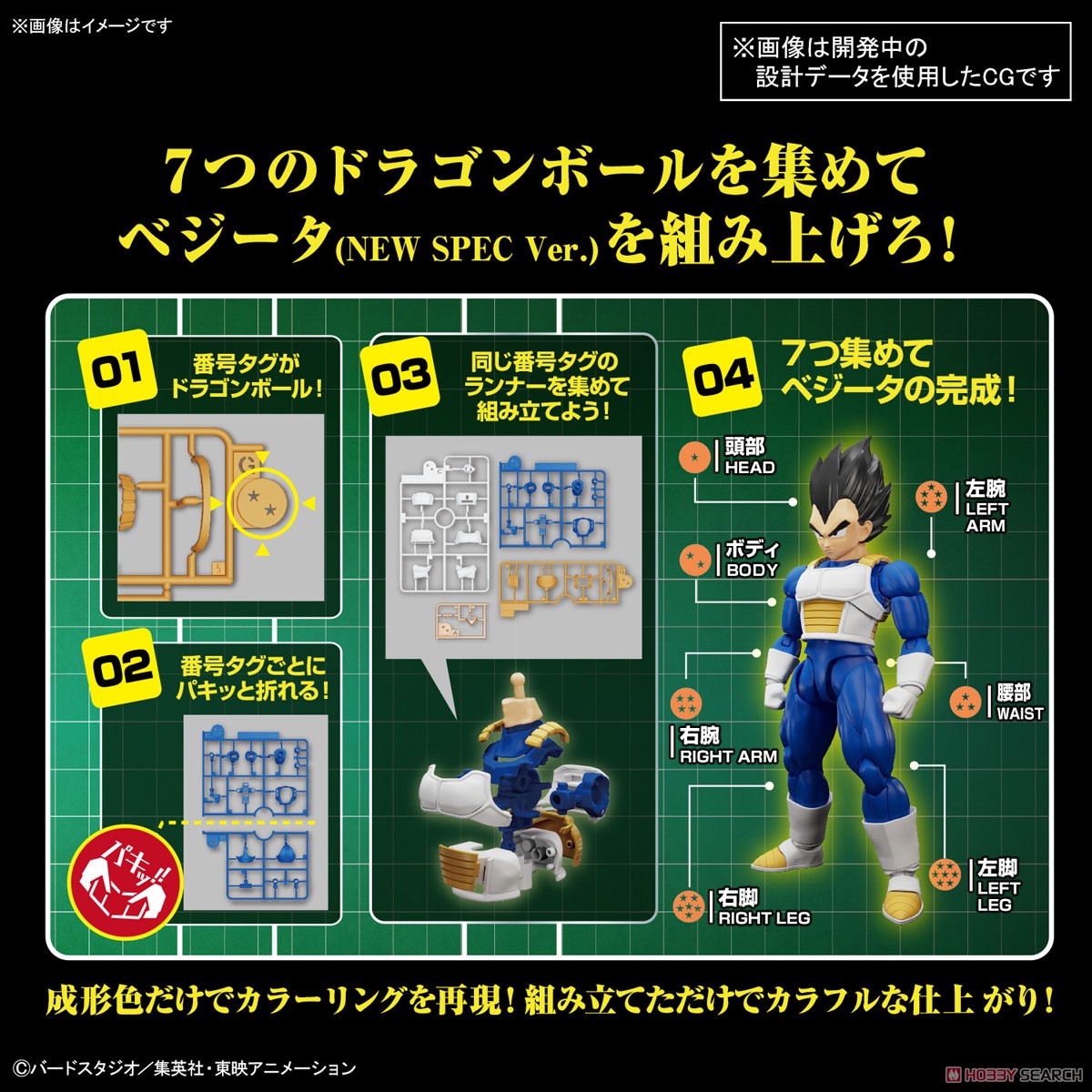 Bandaii Figure-rise Standard VEGETA (NEW SPEC Ver.) 4573102654267