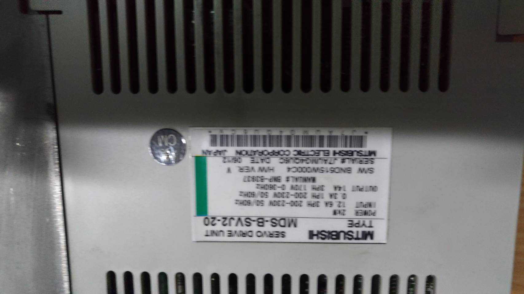 MITSUBISHI MDS-B-SVJ2-20 SERVO DRIVE