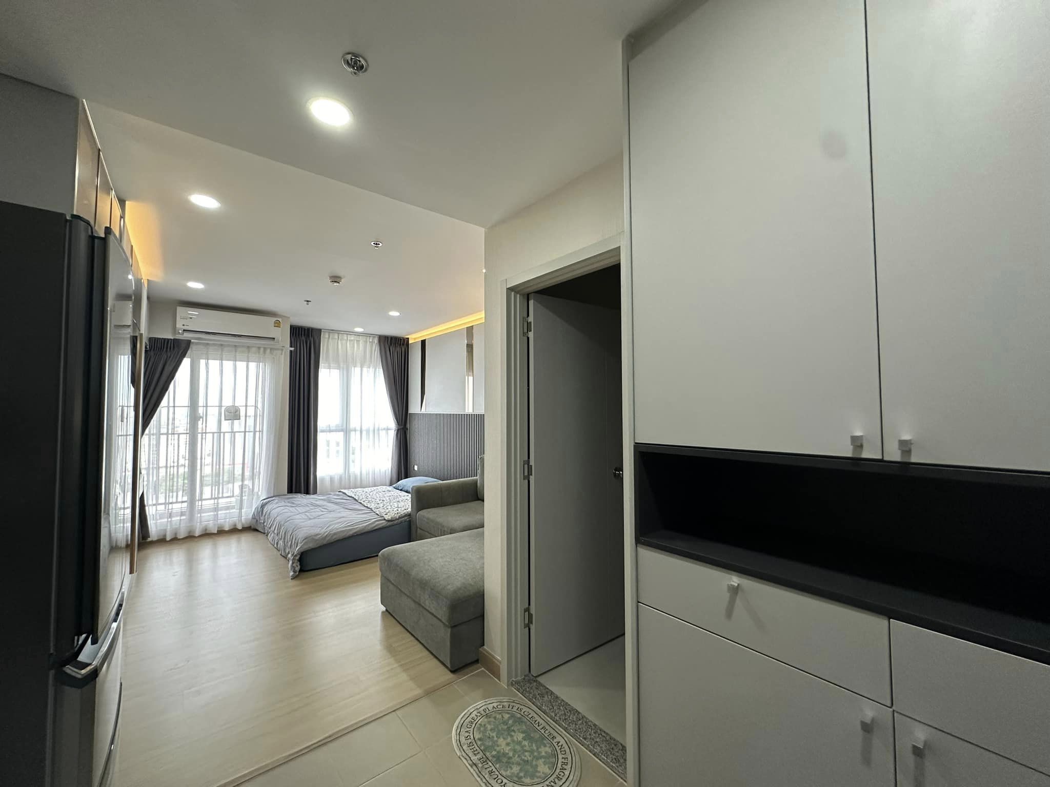 ปล่อยเช่าคอนโด Supalai Veranda Ramkhamhaeng (ศุภาลัย เวอเรนด้า รามคำแหง) - Studio 1ห้องน้ำ - ใกล้ MRT กกท / ม.รามคำแหง - ขนาดห้อง 28 ตรม. ชั้น 6 ตึก C