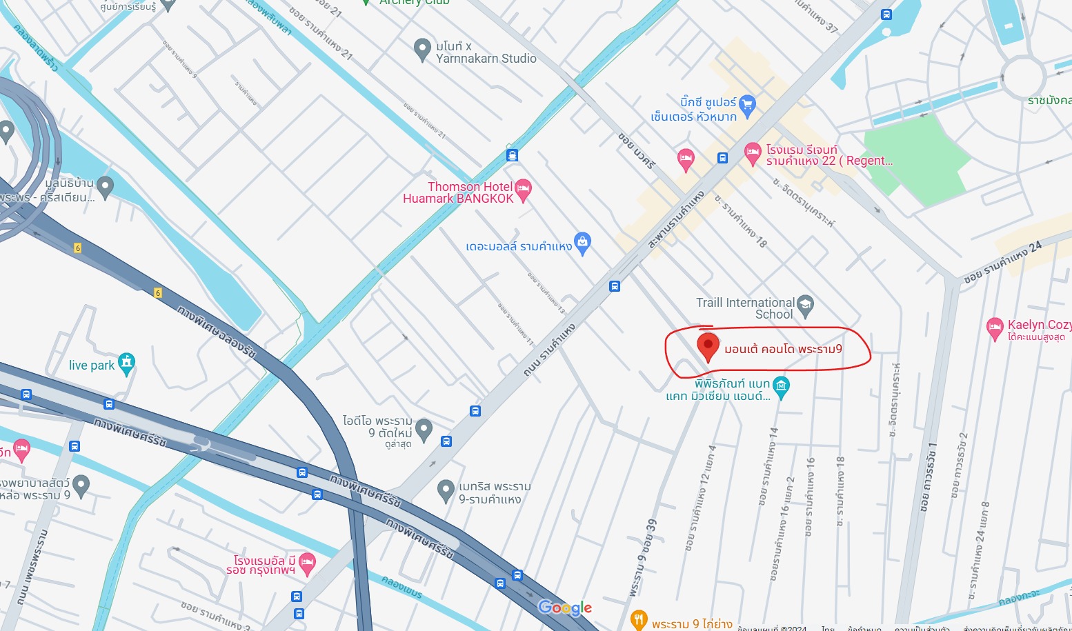 ปล่อยเช่าคอนโด Monte Rama 9 (มอนเต้ พระราม 9) - 1ห้องนอน 1ห้องเนกประสงค์ 1ห้องน้ำ 1ห้องนั่งเล่น 1ห้องครัว - ใกล้ ARL รามคำแหง / ม.ราคำแหง - ขนาดห้อง 35 ตรม. ชั้น 5 ตึก C