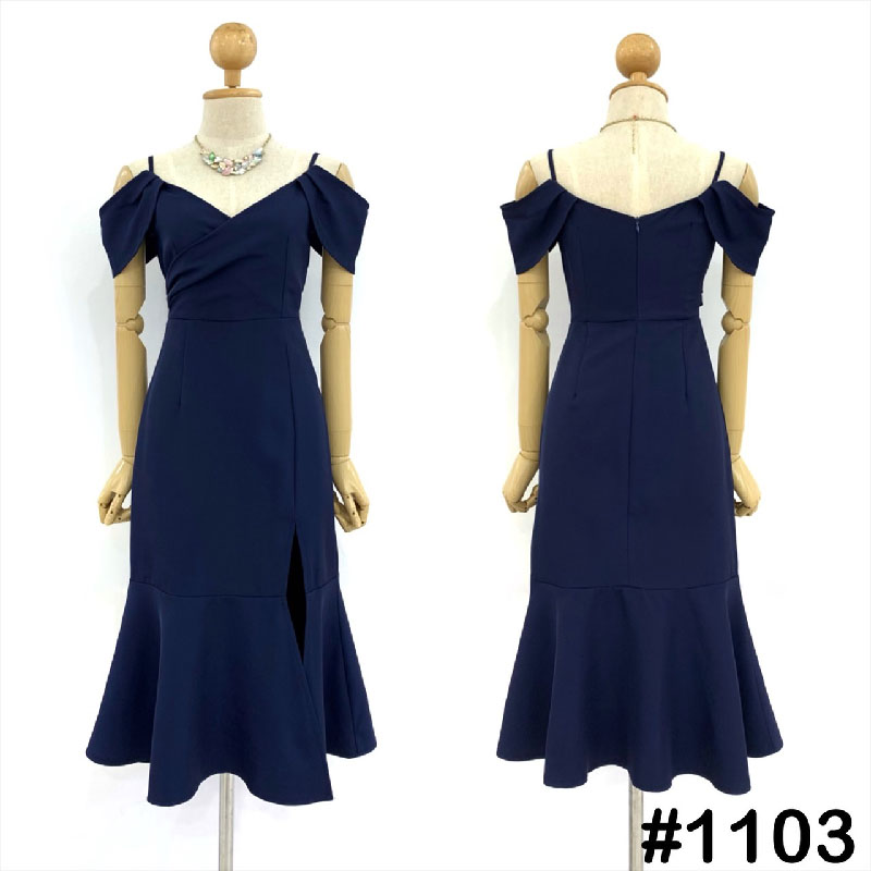 kudapy เดรสสั้นสีกรม/แดง/ขาว/ส้มโอรส/ชมพู/เขียวพิตาชิโอ้ สายเดี่ยว จับจีบอกไขว้ กระโปรงหางปลา ระบายพริ้ว ผ่าหน้าสูง