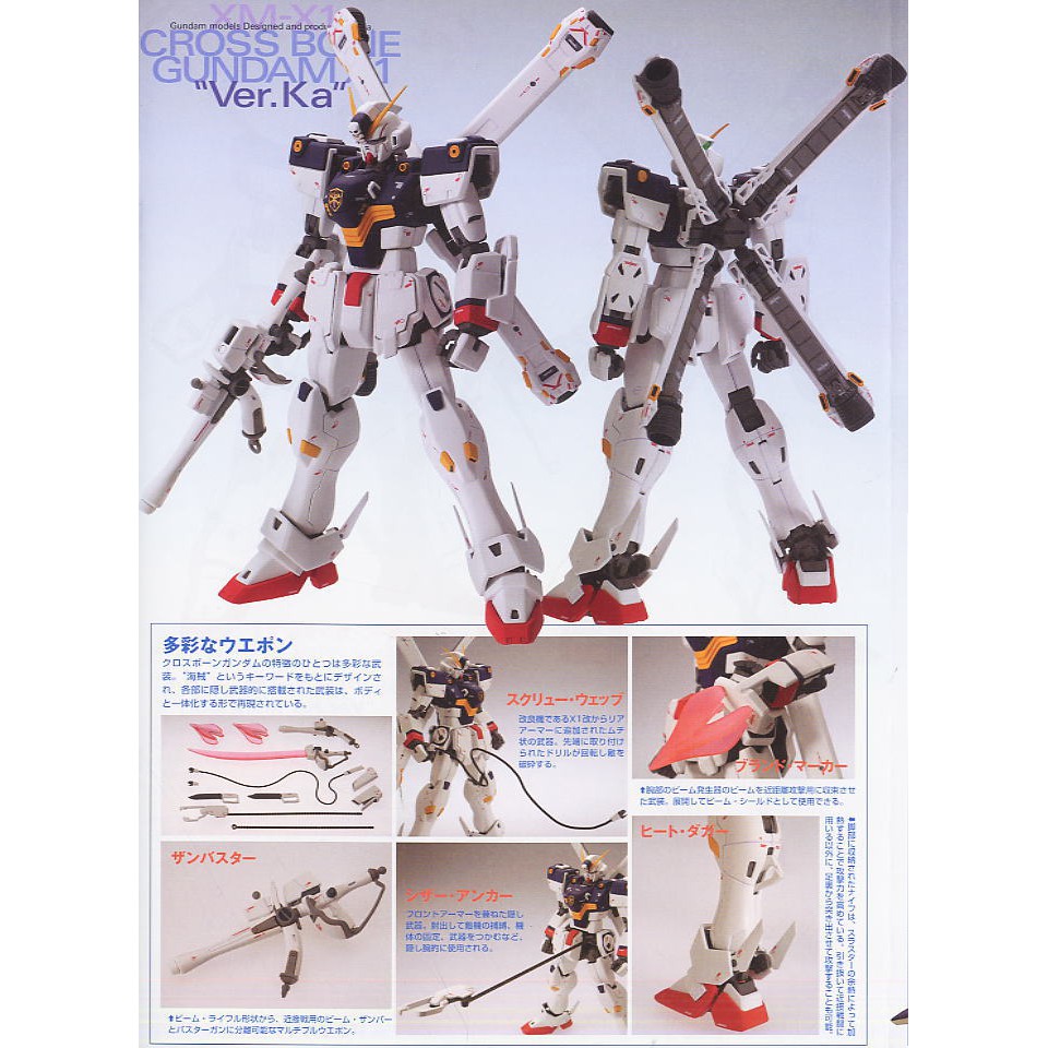 Preorderเข้า 12/2025-1/2026 รบกวนสั่งแยกกับสินค้ารายการอื่นครับ Bandai 4573102641175 mg 1/100 XM-X1 Crossbone Gundam X1 Ver.Ka
