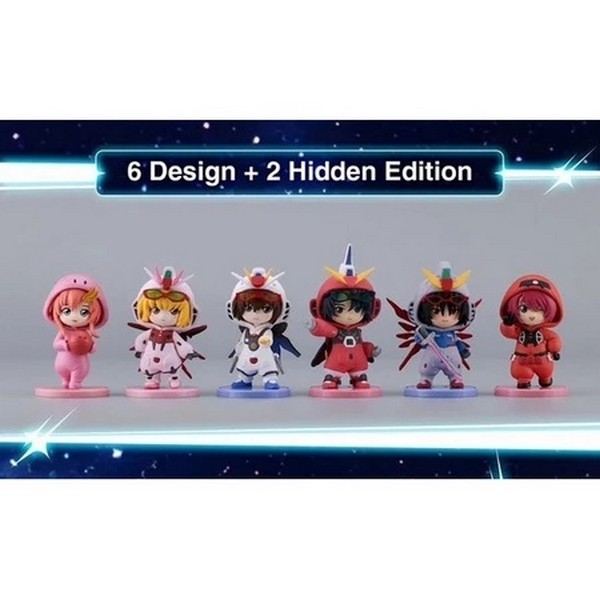 Bandai **ยกกล่อง *Box of 6 ได้ 6 กล่องเล็ก** 6974913234958 BNFIGURE Q MOBILE SUIT GUNDAM SEED DESTINY PAJAMARS VER.** แบบสุ่ม **