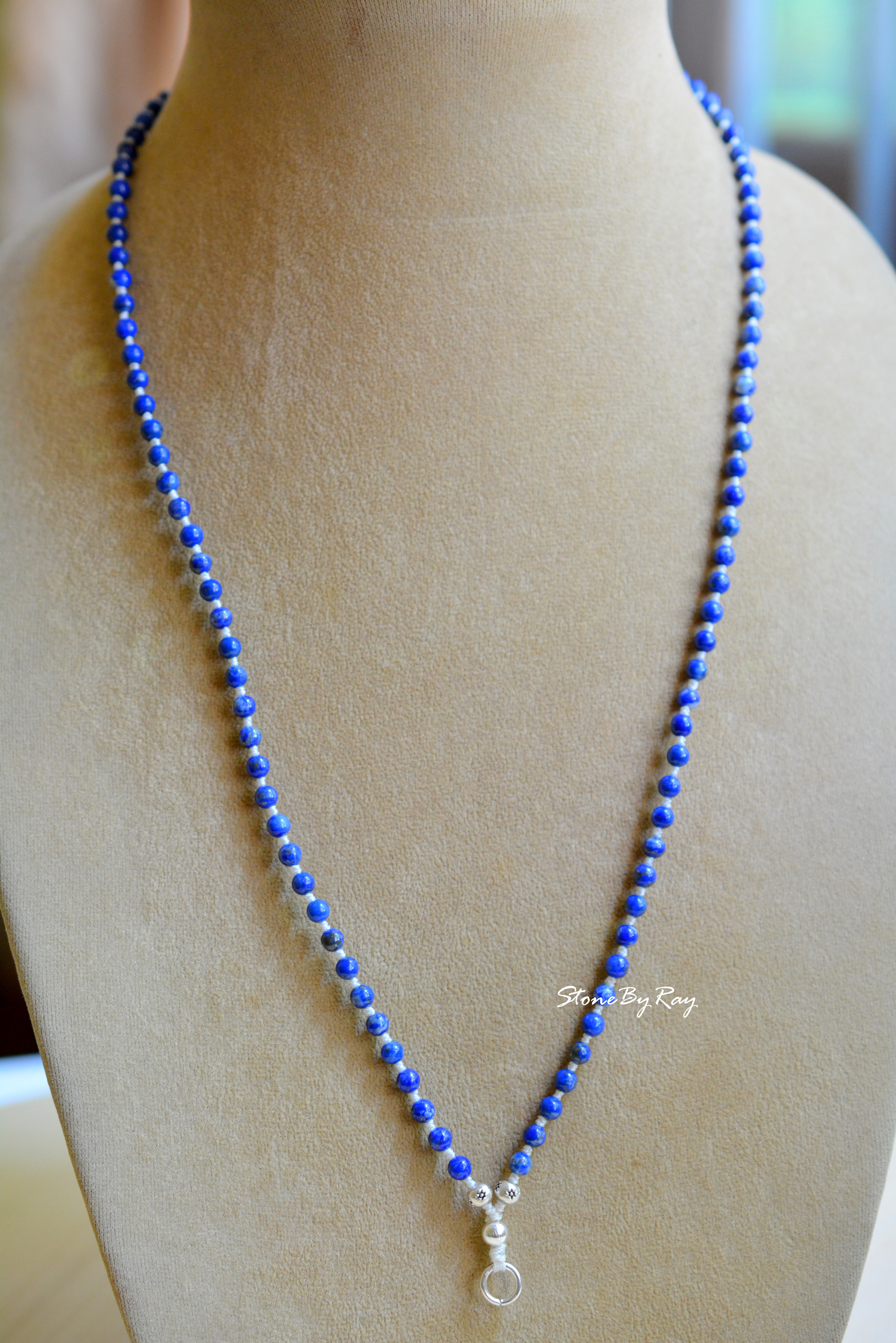 สร้อยประคำ108หินลาพิสลาซูลี (Lapis Lazuli)