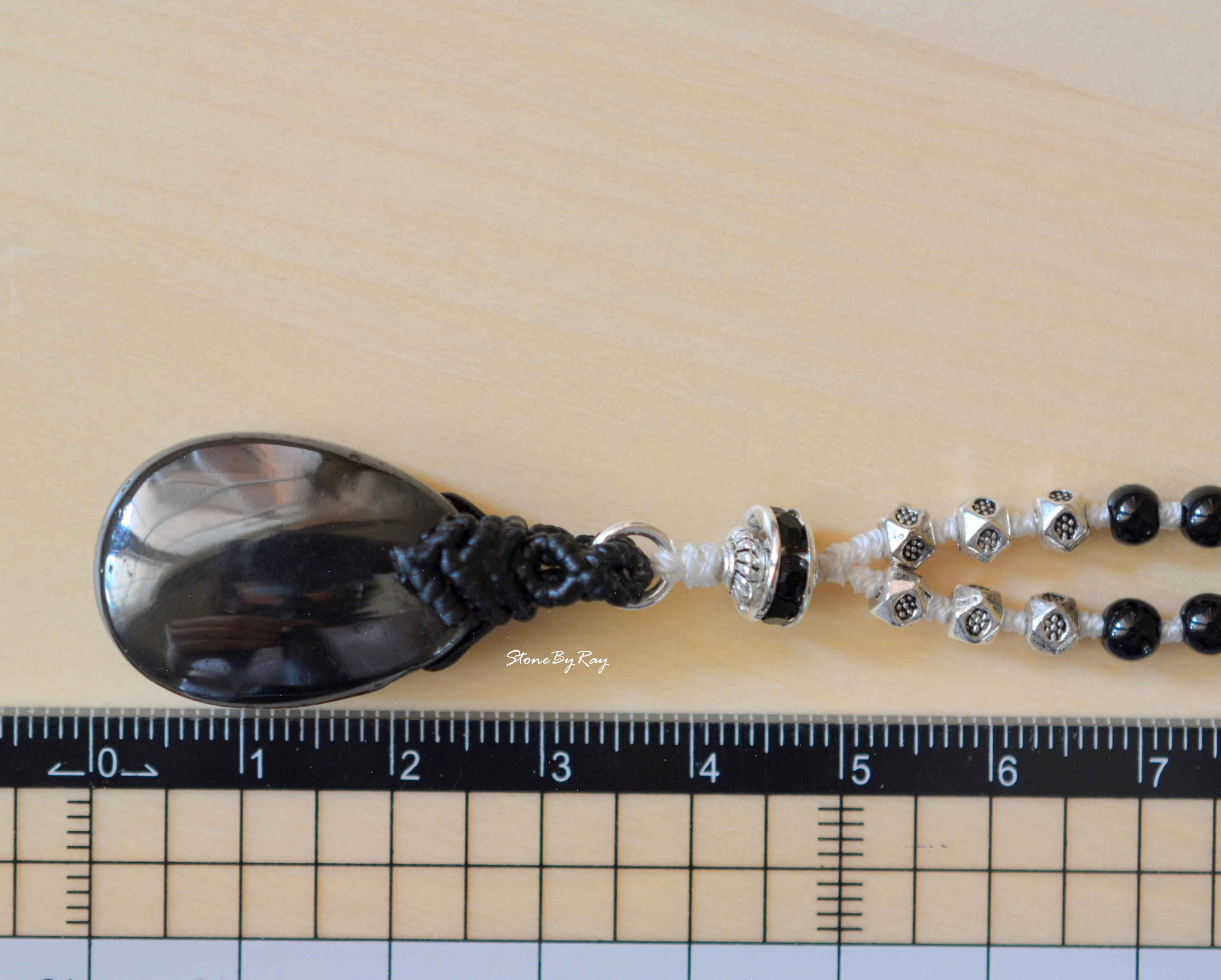 สร้อยคอมงคล108จี้หินเฮมาไทต์(Hematite)