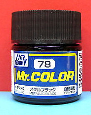 4973028635355 mr.color 78 metalic black 10ml.