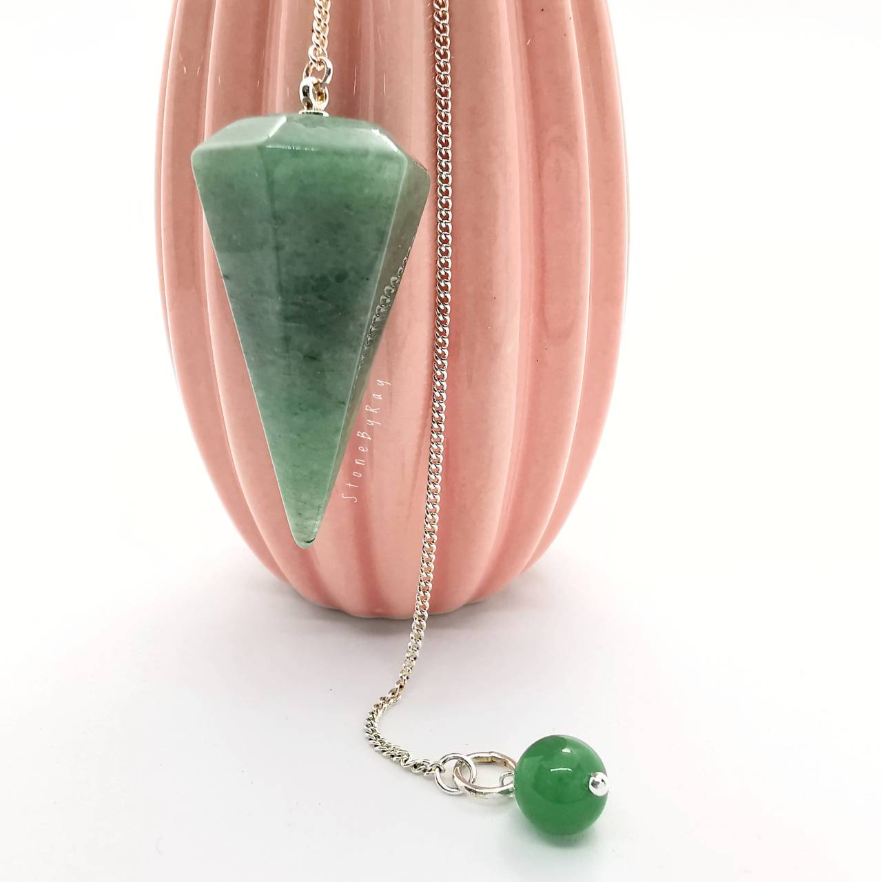 เพนดูลั่มหินกรีนอเวนเจอรีน Green Aventurine