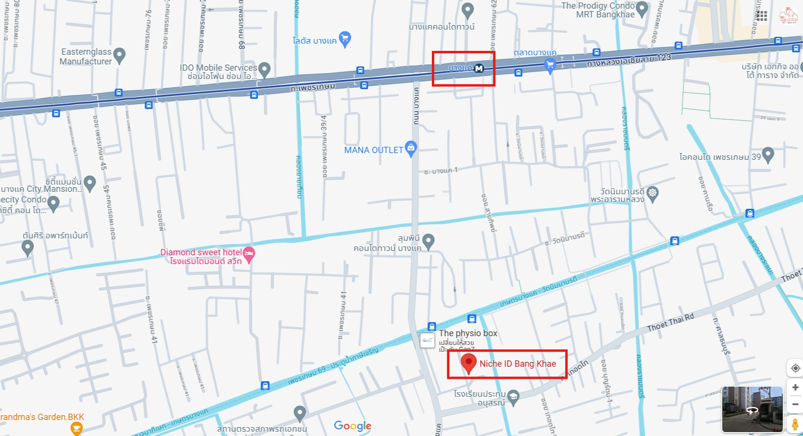 ปล่อยเช่าคอนโด The Niche ID Bangkhae (เดอะนิช ไอดี บางแค) - 1ห้องนอน 1ห้องน้ำ 1ห้องนั่งเล่น - ใกล้ MRT บางแค - ขนาดห้อง 28 ตรม. ชั้น 3