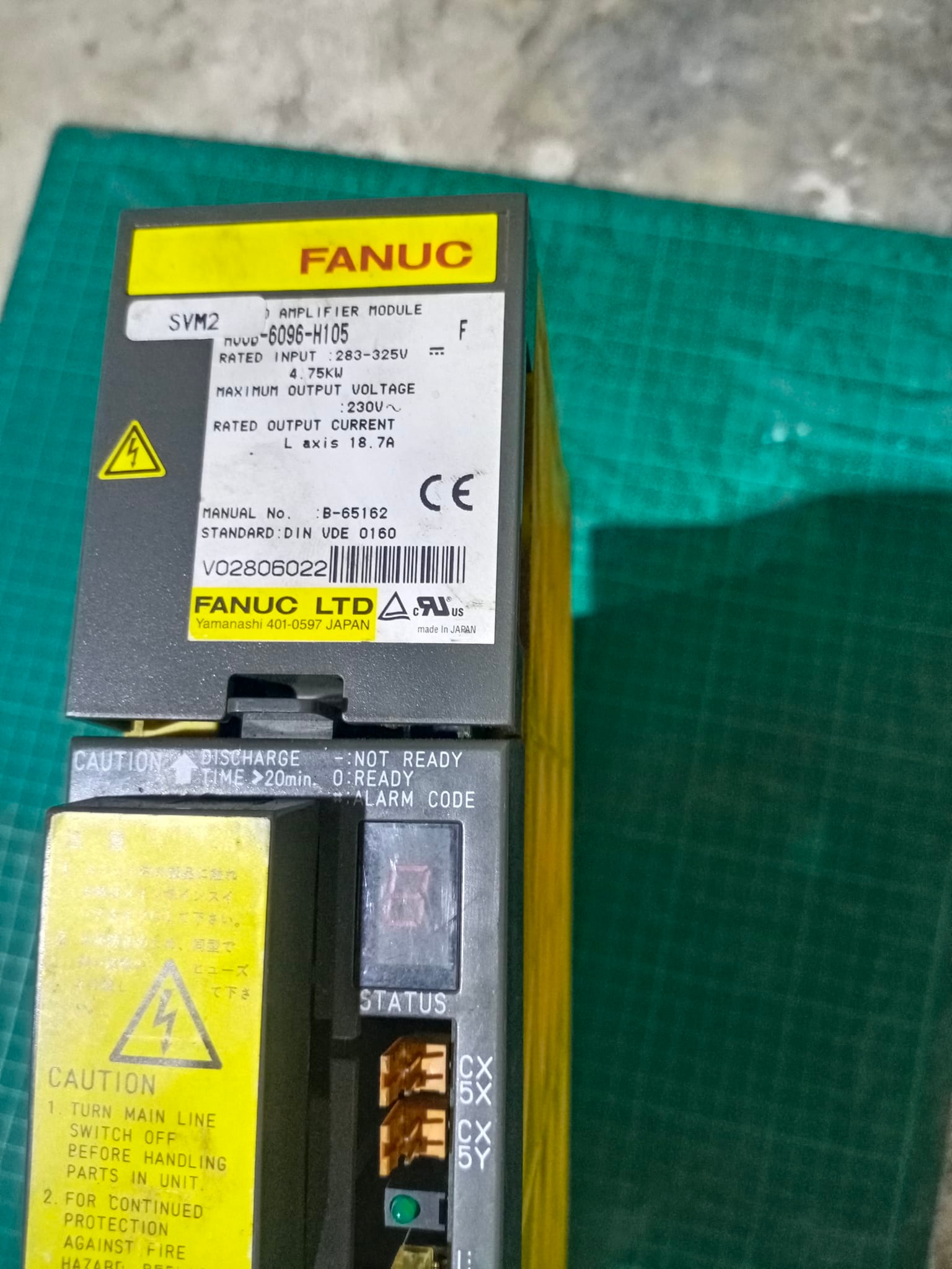 FANUC A06B-6096-H105 SERVO AMPLIFIER MODULE