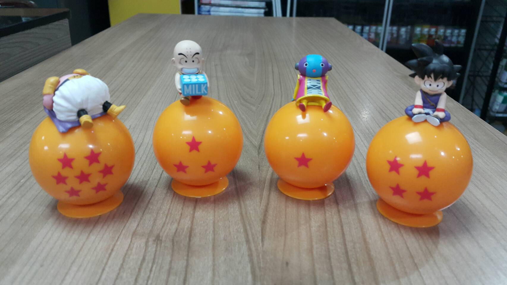 4549660227878 DRAGON BALL SUPER ON THE DRAGON BALL(1set มี4แบบ) ประกอบเสร็จ สูง 9 cm