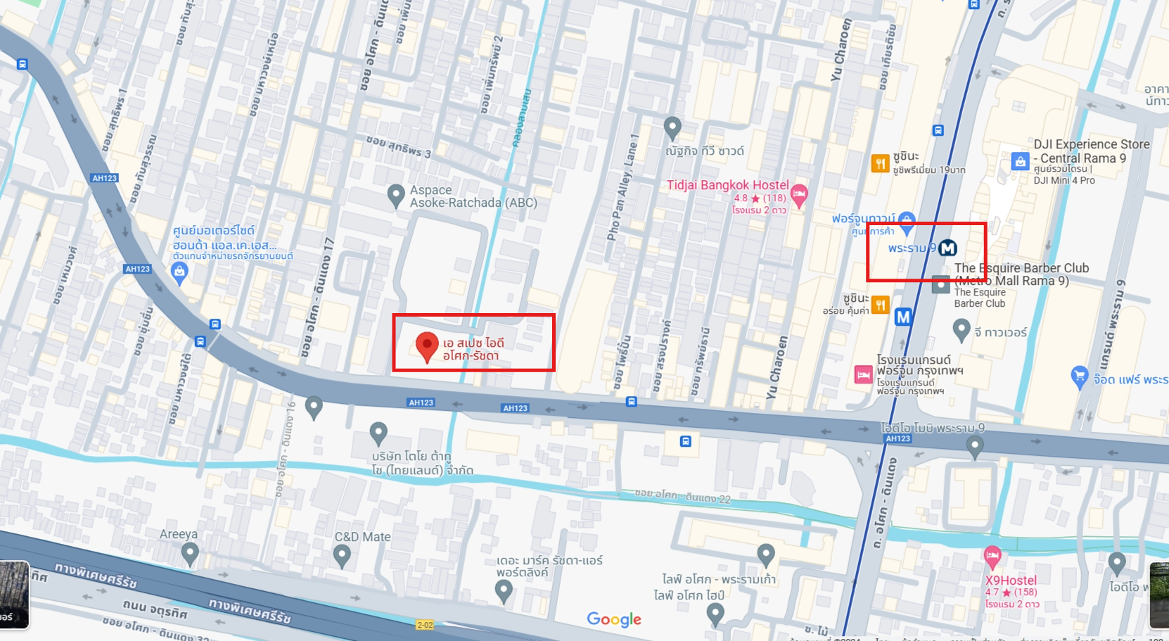 ปล่อยเช่าคอนโด A Space ID Asoke - Ratchada (เอ สเปซ ไอดี อโศก - รัชดา) - 1ห้องนอน 1ห้องน้ำ 1ห้องนั่งเล่น - ใกล้ MRT พระราม 9 - ขนาดห้อง 33 ตรม. ชั้น 2 (เทียบเท่าชั้น 10 ของตึกอื่น)