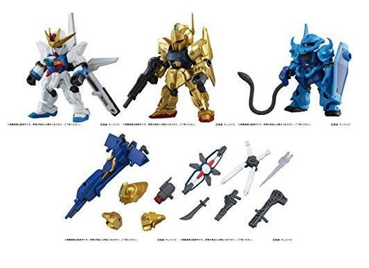 Bandai-Gashapon 4549660404637 ได้ครบ 5แบบ mobile suit ensemble part11 (set5)