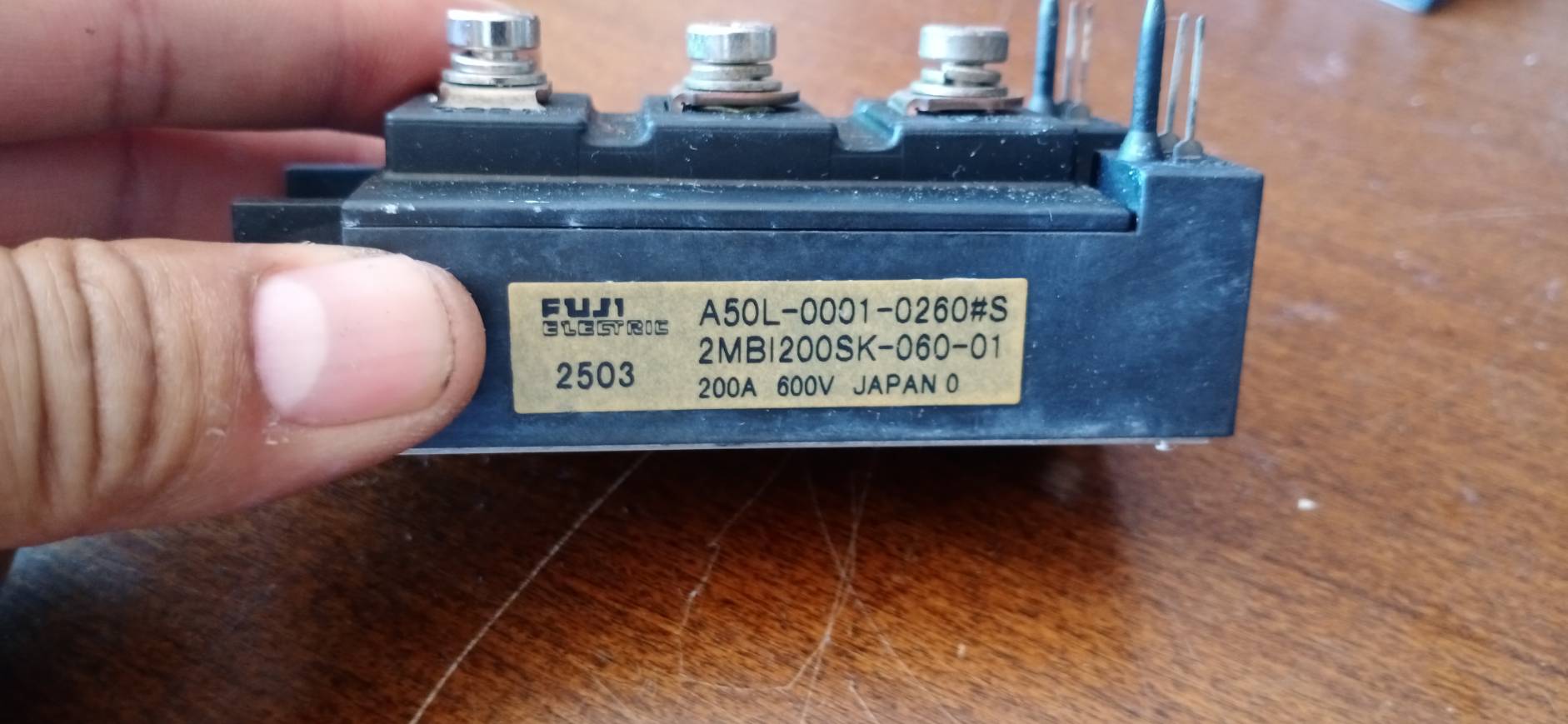 2MBI200SK-060-01 A50L-0001-0250#S POWER MODULE 200A 600V