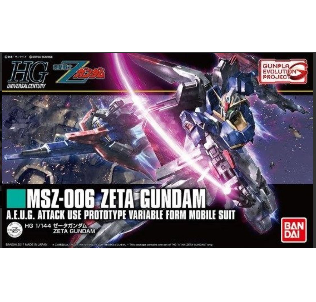 Bandai 4573102556110 HGUC203 Accelerate Evolution 1/144 Zeta Gundam 1,800Yen