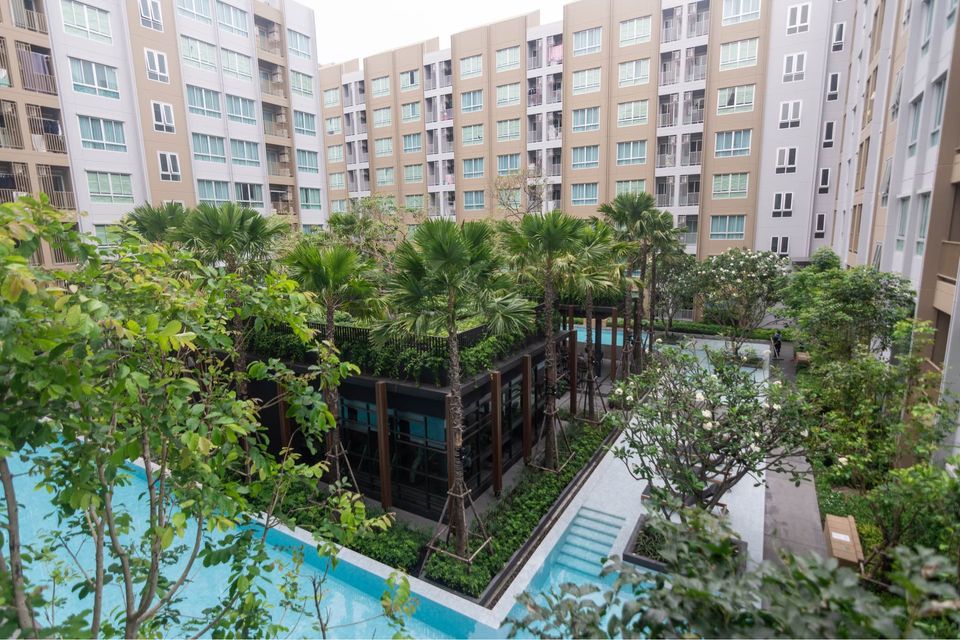 ขายคอนโด dcondo tann Charan (ดีคอนโด ธาร จรัญฯ) - Studio 1ห้องน้ำ 1ห้องนั่งเล่น - ใกล้ มีรถรับส่ง MRT บางขุนนนท์ และ รพ.ศิริราช - ขนาดห้อง 27 ตรม. ชั้น 3 วิวสระ ทิศเหนือ