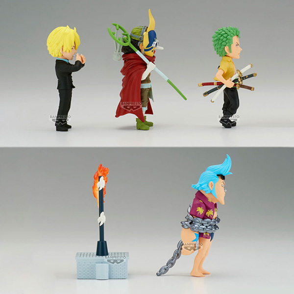 Banpresto ได้ครบ 5 แบบ 4983164289381 (set 5) WCF One piece - Enies lobby2